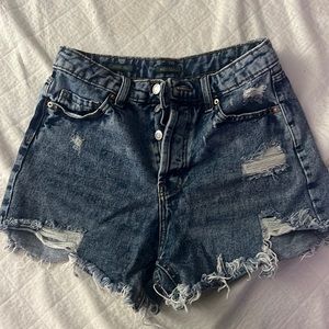 Targets Wild & Fable distressed jean shorts - like new - hardly worn!
